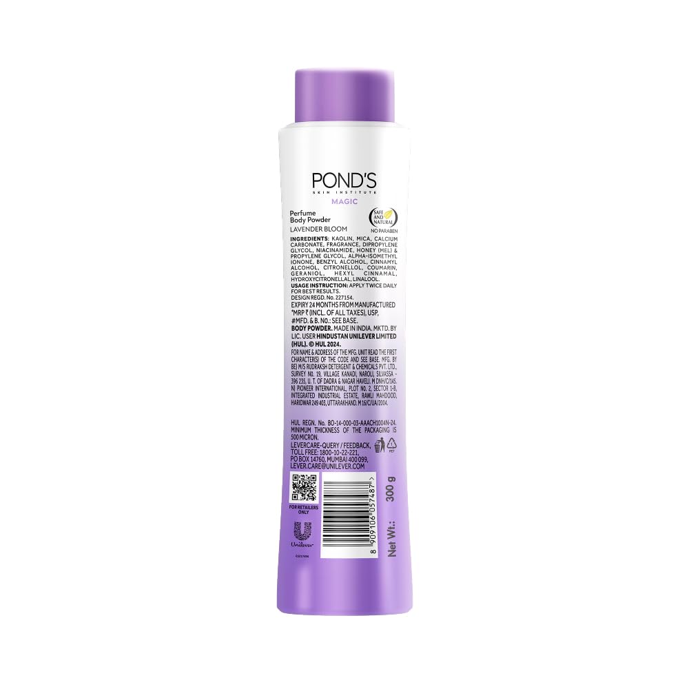 Pond's Magic Floral Perfumed Powder With Glow-boosting Vitamin B3 For Women
