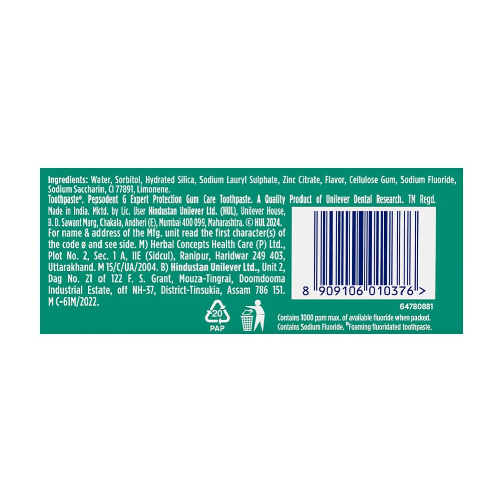 Pepsodent Gum Care Expert Protection Toothpaste 140G