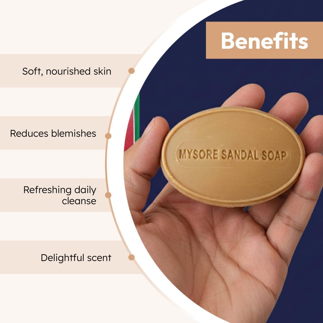Mysore Sandal Bathing Soap, 125g