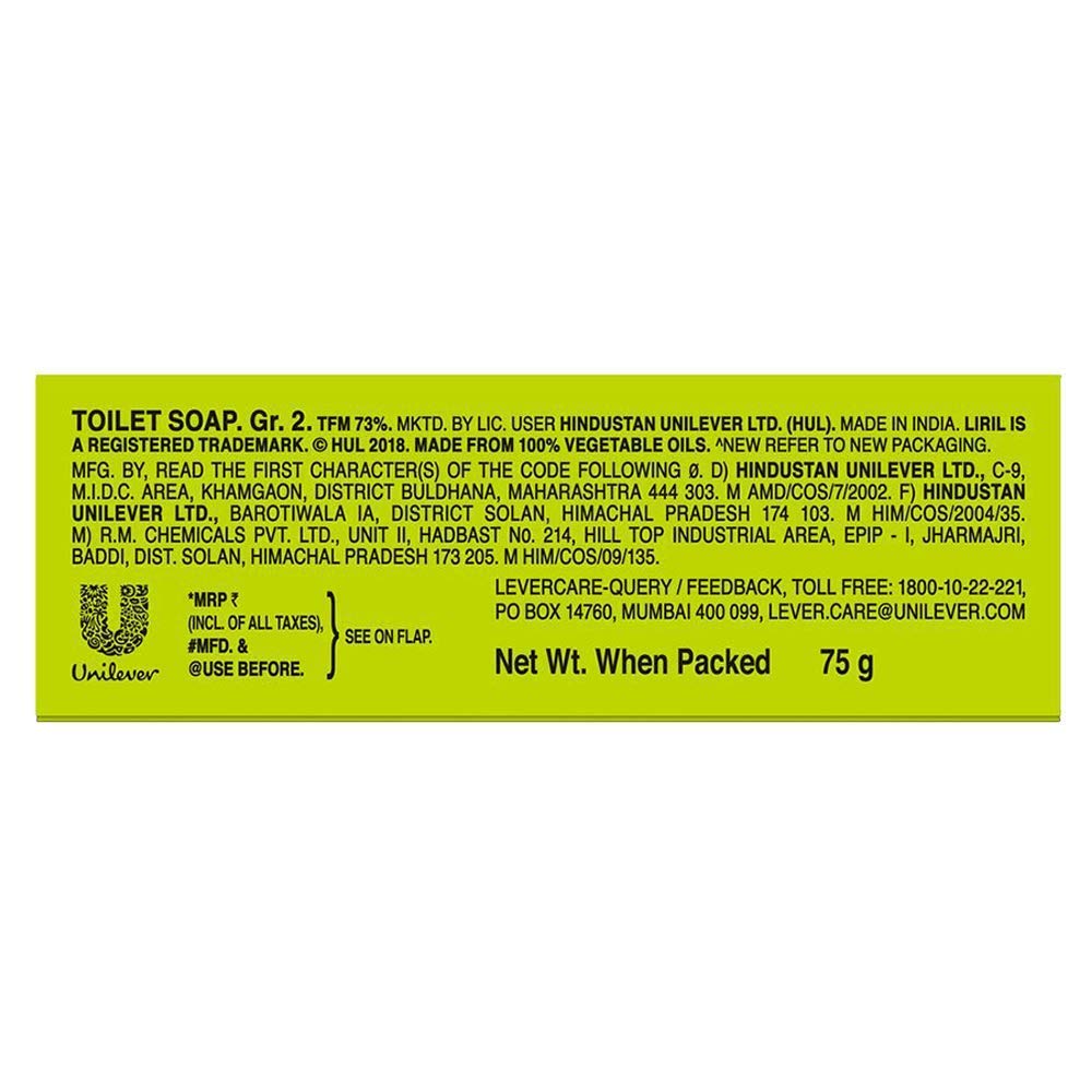 Liril Lemon and Tea Oil Soap 75g