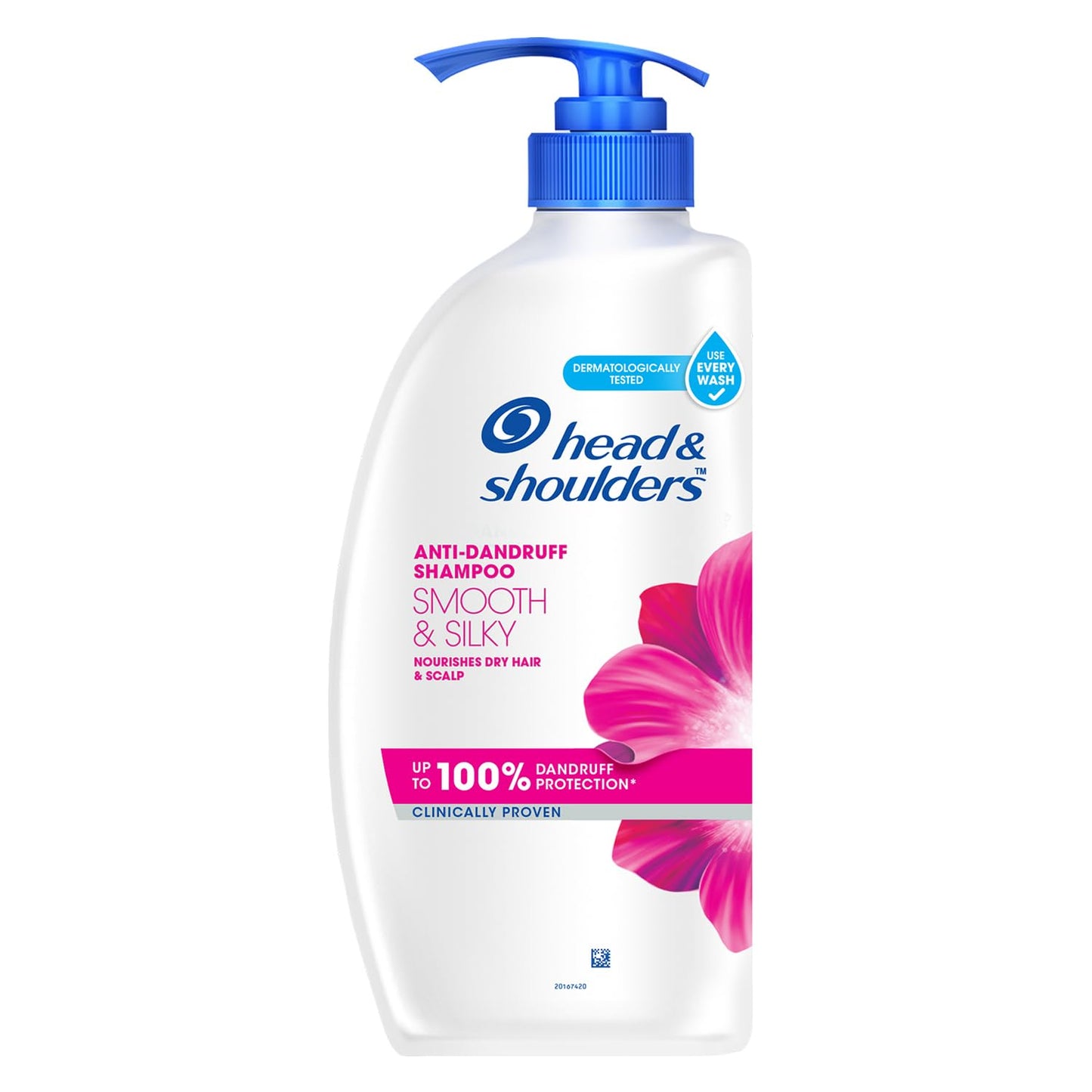 Head & Shoulders Smooth and Silky Anti Dandruff Shampoo, 650ml