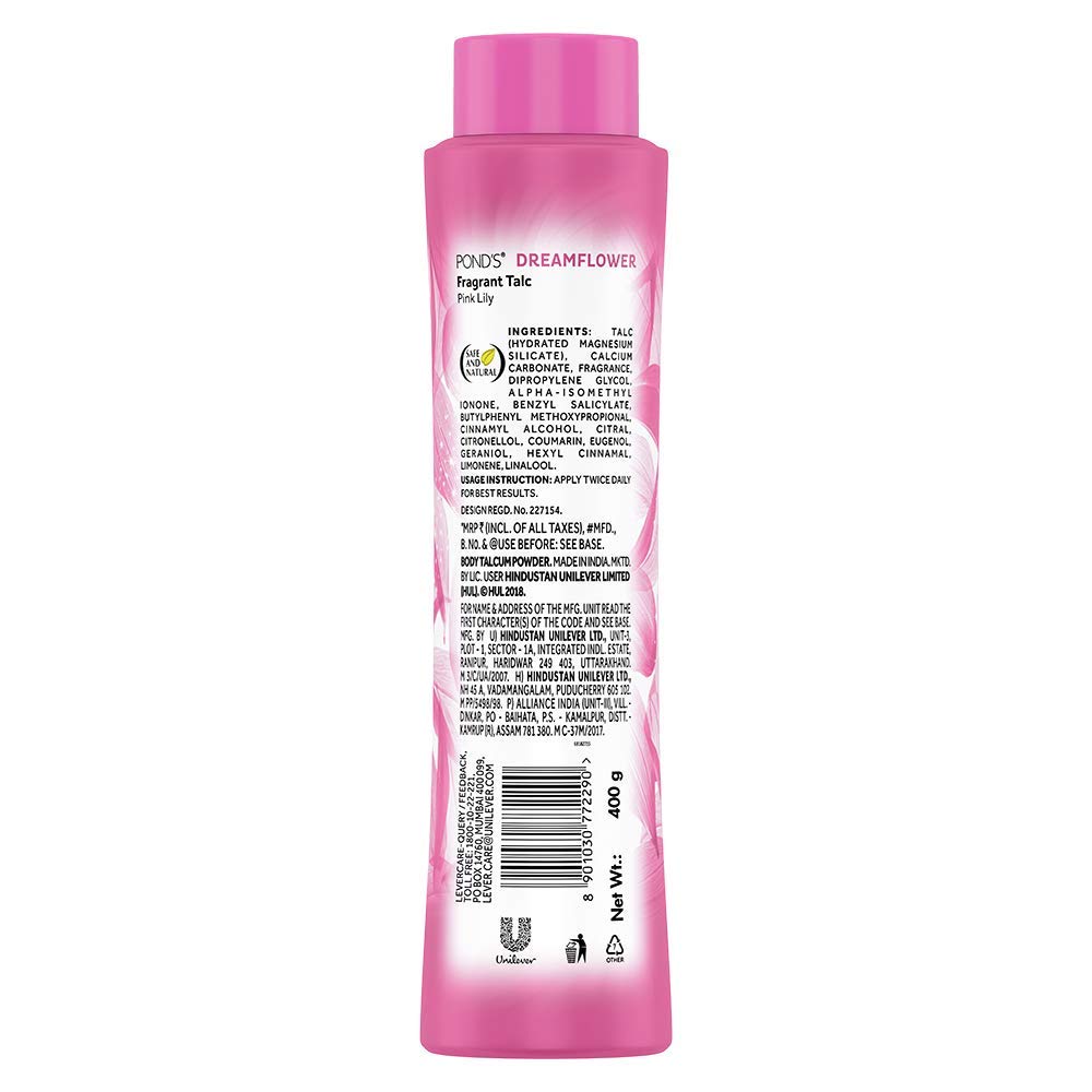 Pond's Dreamflower Fragrant Talc, 400g