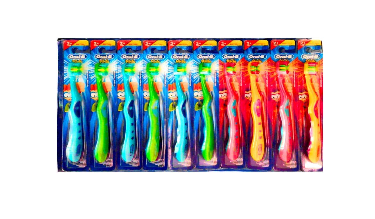 Oral B Kids 2+years extra soft Bristles 10+2 free clour may vary