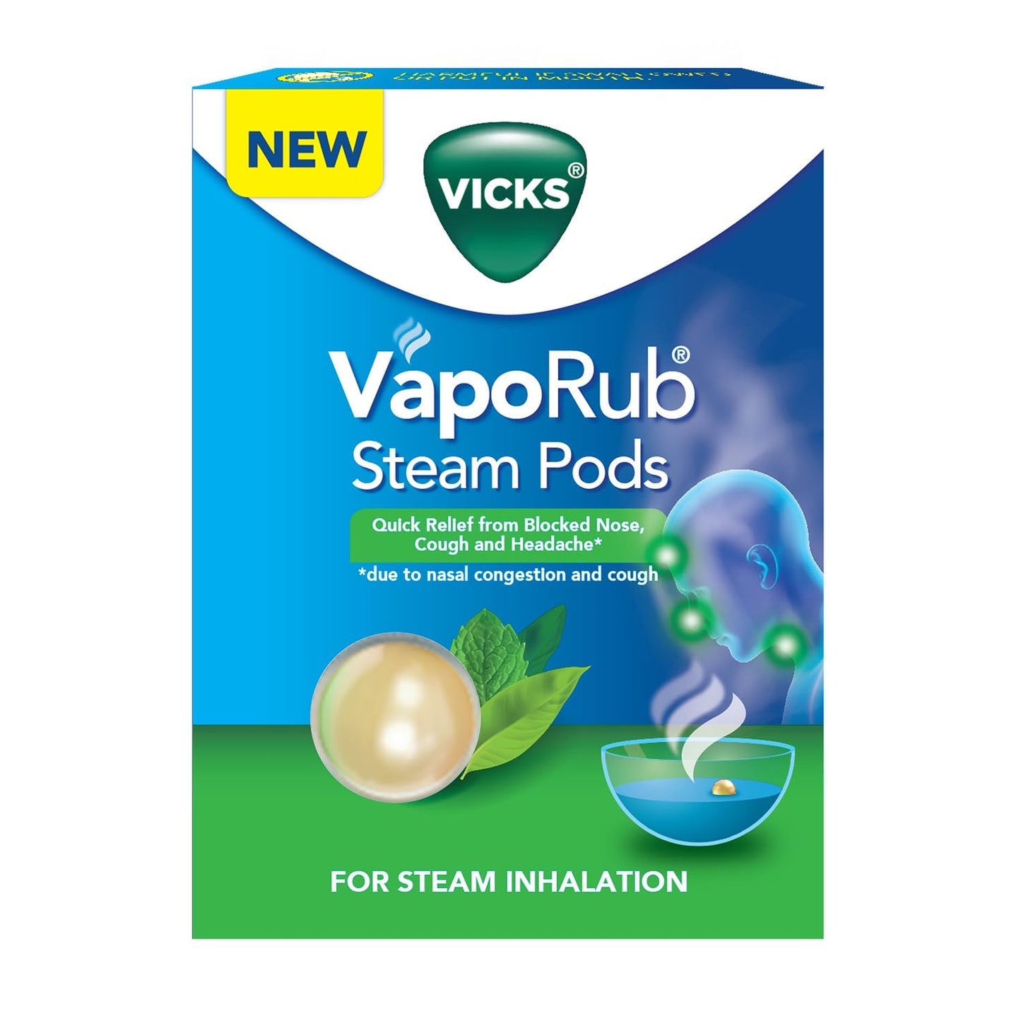 Vicks VapoRub SteamPods 4's