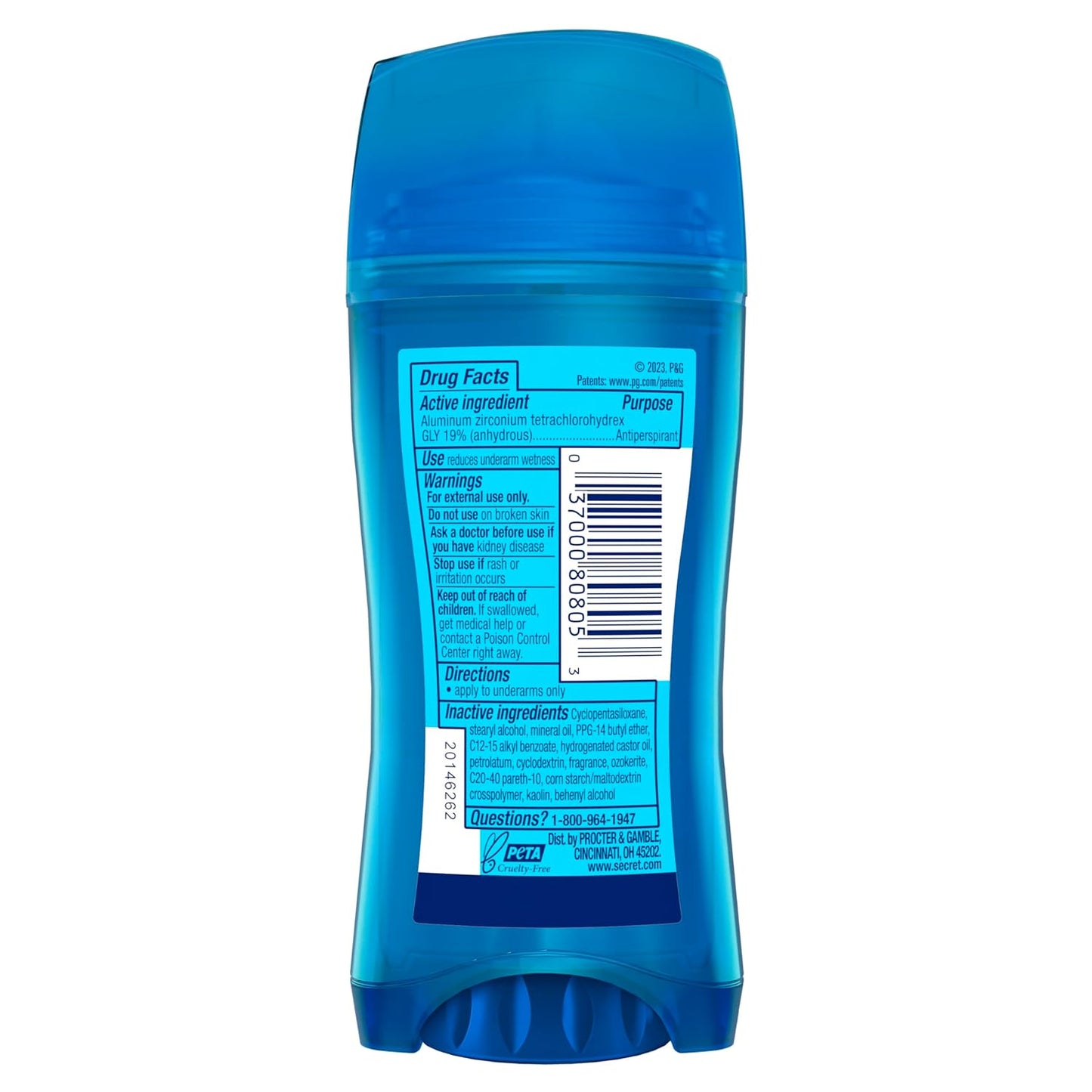 Secret Outlast Completely Clean Scent Women's Invisible Solid Antiperspirant & Deodorant