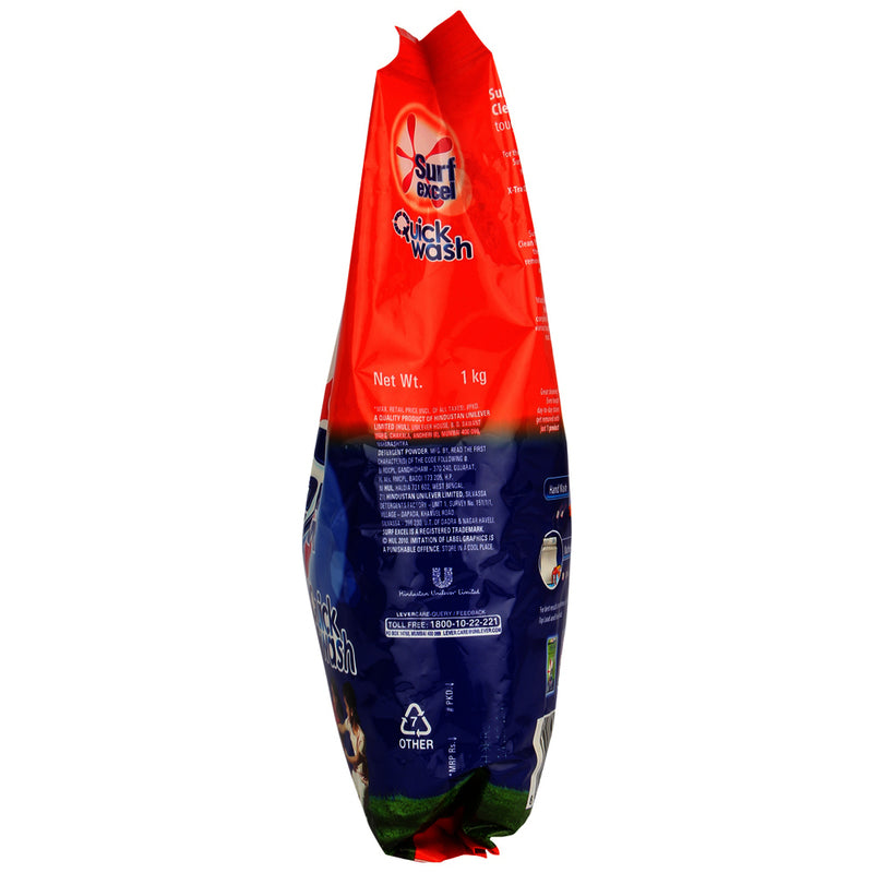 Surf Excel Quick Wash Detergent Powder 1 kg