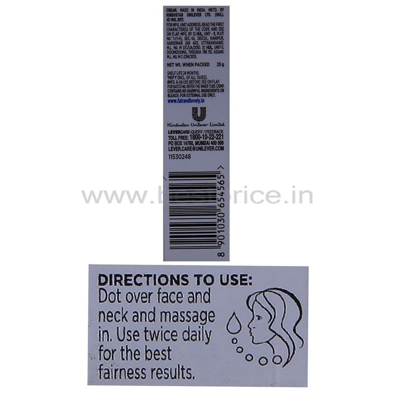 Fair & Lovely Winter Fairness Cream 25 g