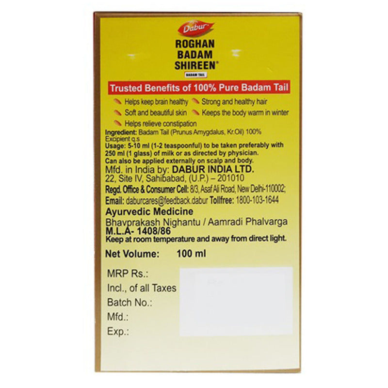 Dabur Badam Tail 100 ml
