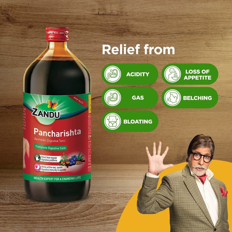 Zandu Pancharishta Ayurvedic Digestive Tonic 650 ml