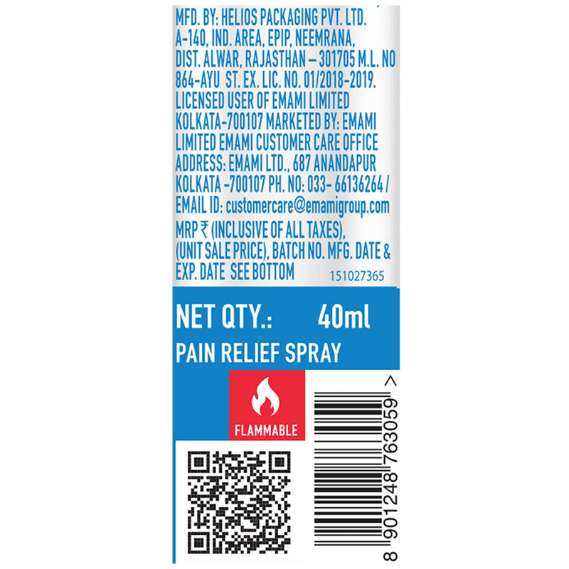 Zandu Fast Relief Spray 40 ml