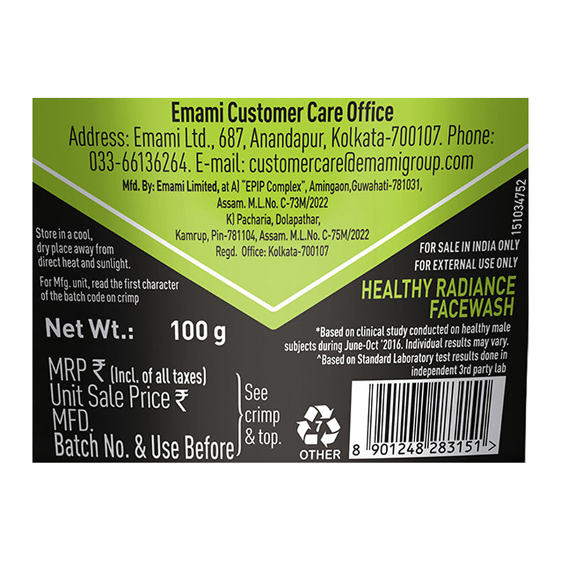 Fair & Handsome Natural Radiance Facewash 100 g