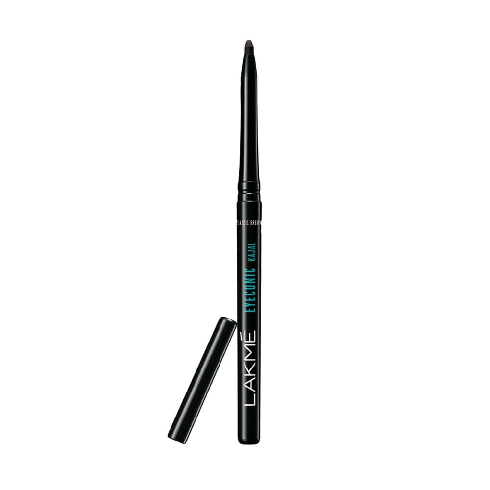Lakme Eyeconic Kajal, Black Matte Finish, Water Proof Lasts Upto 22 Hrs, 0.35 G