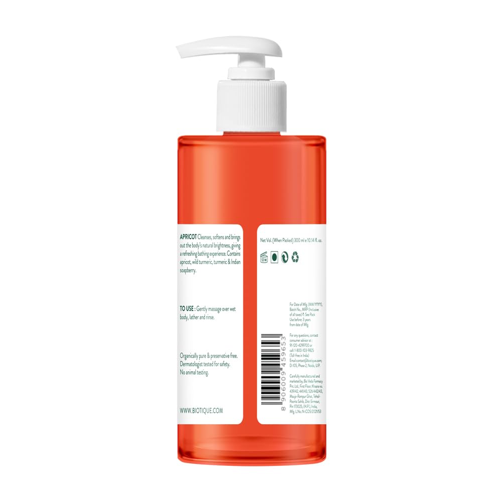 Biotique Apricot Refreshing Body Wash 300ml
