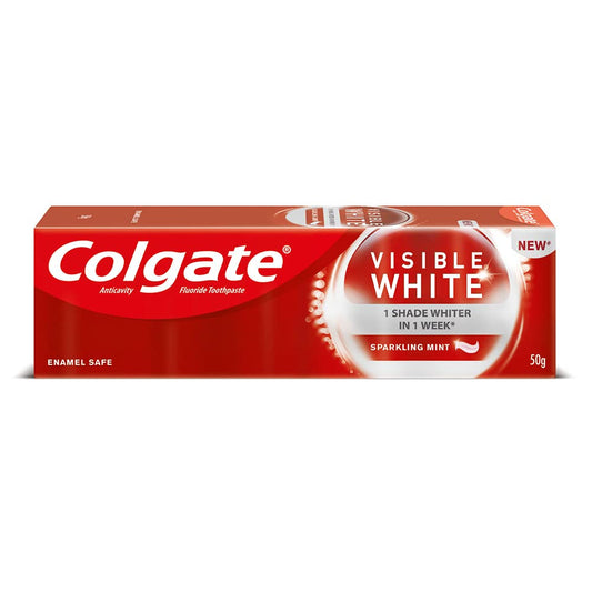 Colgate Visible White, Teeth Whitening Toothpaste, 50g