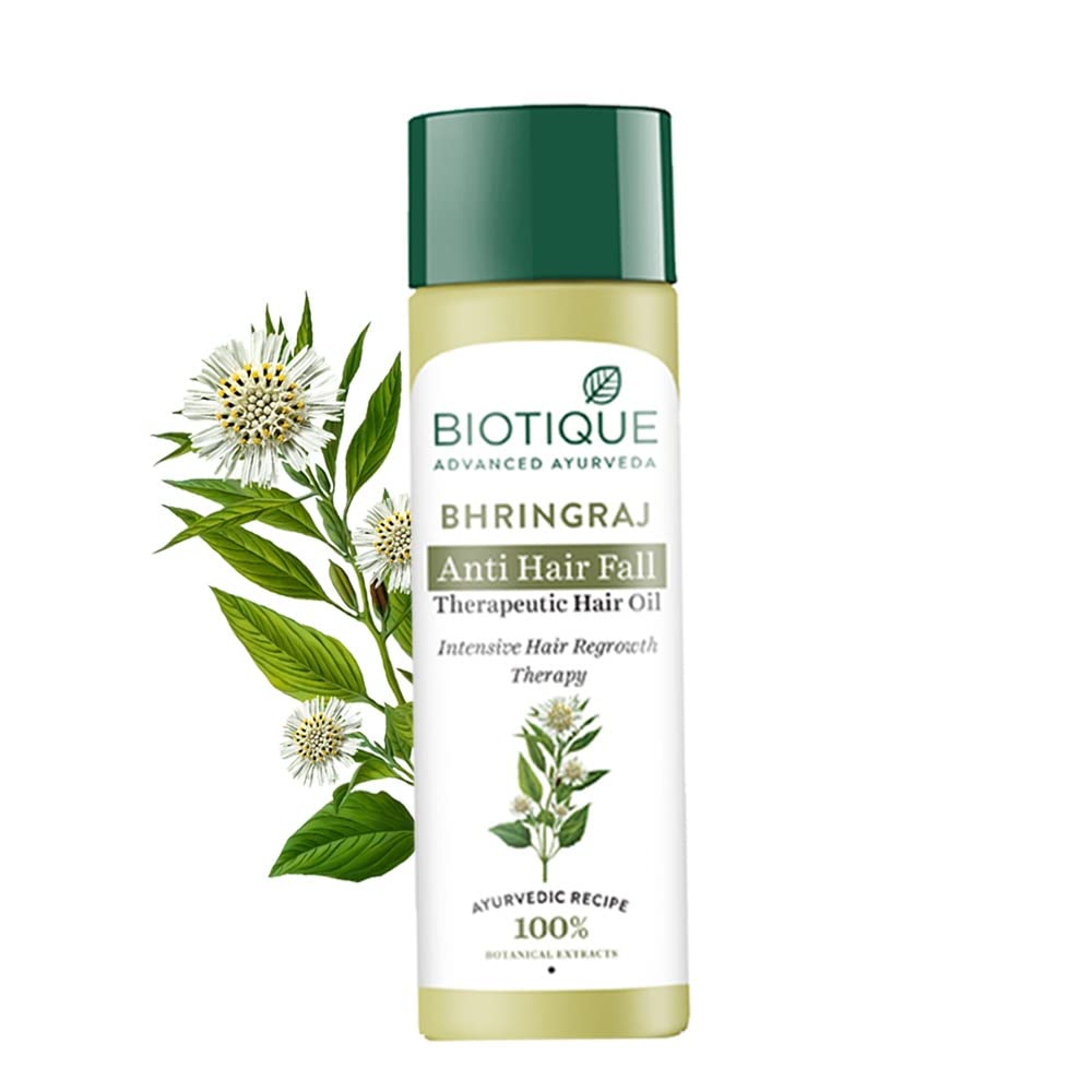 Biotique Bio Bhringraj Therapeutic Hair Oil For All Skin Types 120m