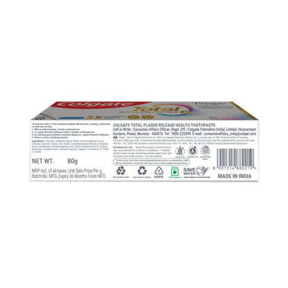 Colgate Total Plaque Release Toothpaste 80g