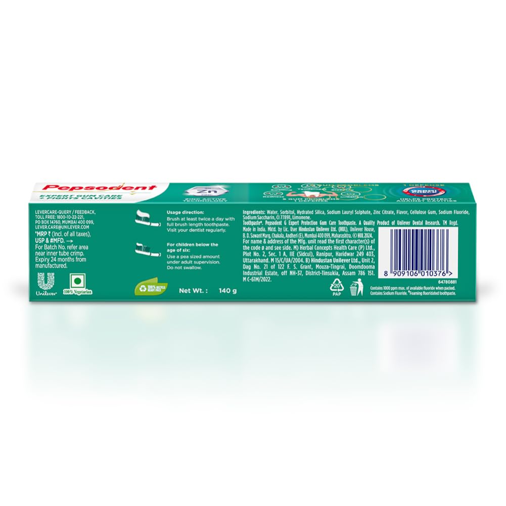 Pepsodent Gum Care Expert Protection Toothpaste 140G