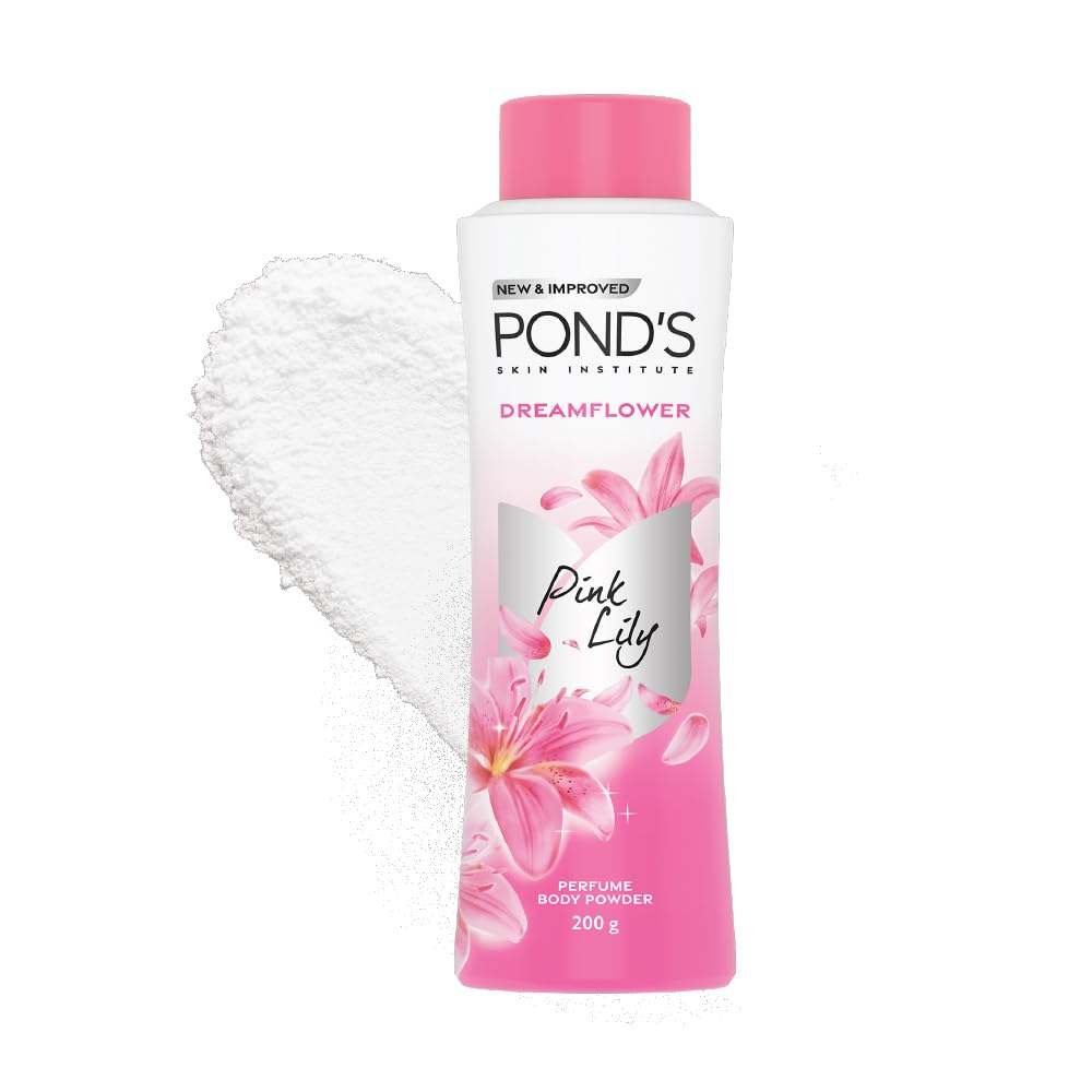 Pond's Dreamflower Floral Perfumed Powder with Glow-boosting Vitamin B3 For Women