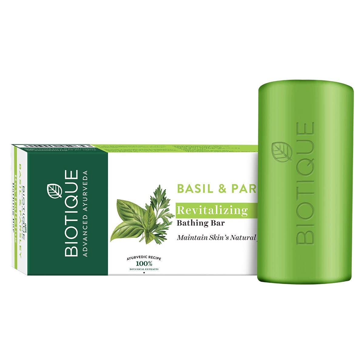 Biotique Basil & Parsley Revitalizing Bathing Bar 150gm