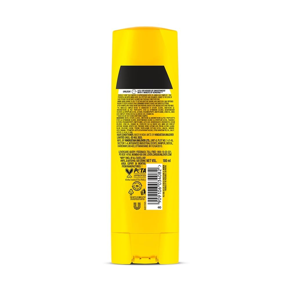 Sunsilk Flowy Silk Smooth Conditioner 180ml