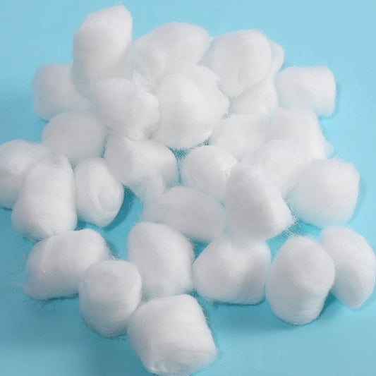 LGS Cotton Balls for Face Nail Polish and Make-Up Removal Applying Oil Lotion (100 Count)