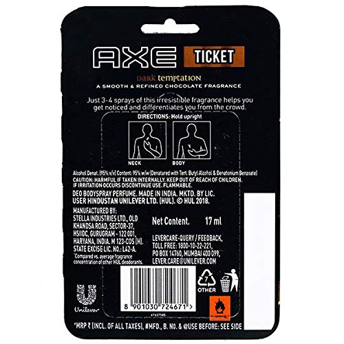 AXE Signature Ticket Body Perfume For Men-17Ml
