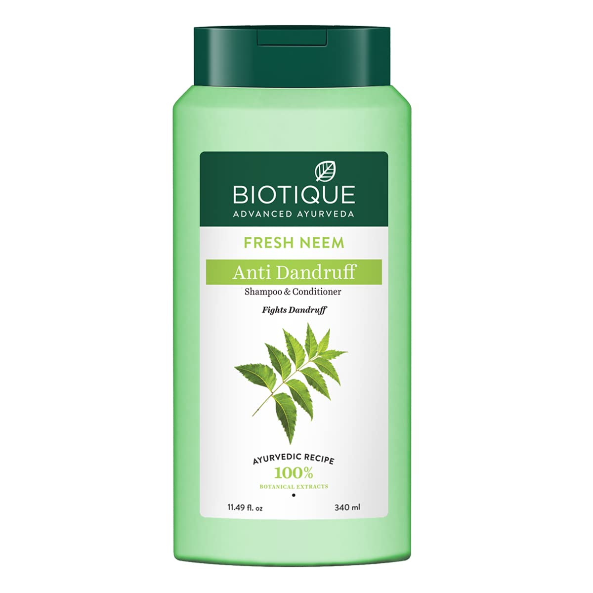 Biotique Fresh Neem Anti Dandruff Shampoo 340ml