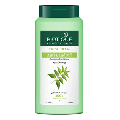 Biotique Fresh Neem Anti Dandruff Shampoo 340ml