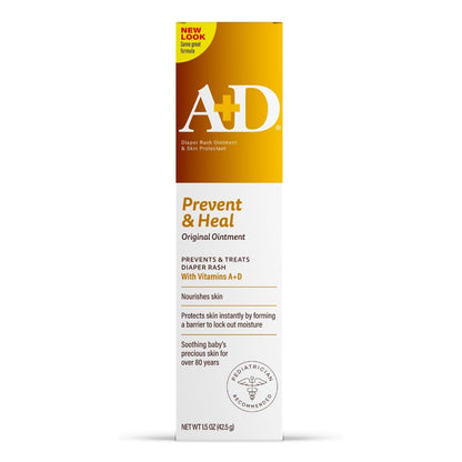 A & D Diaper Rash Ointment & Skin Protectant, Original