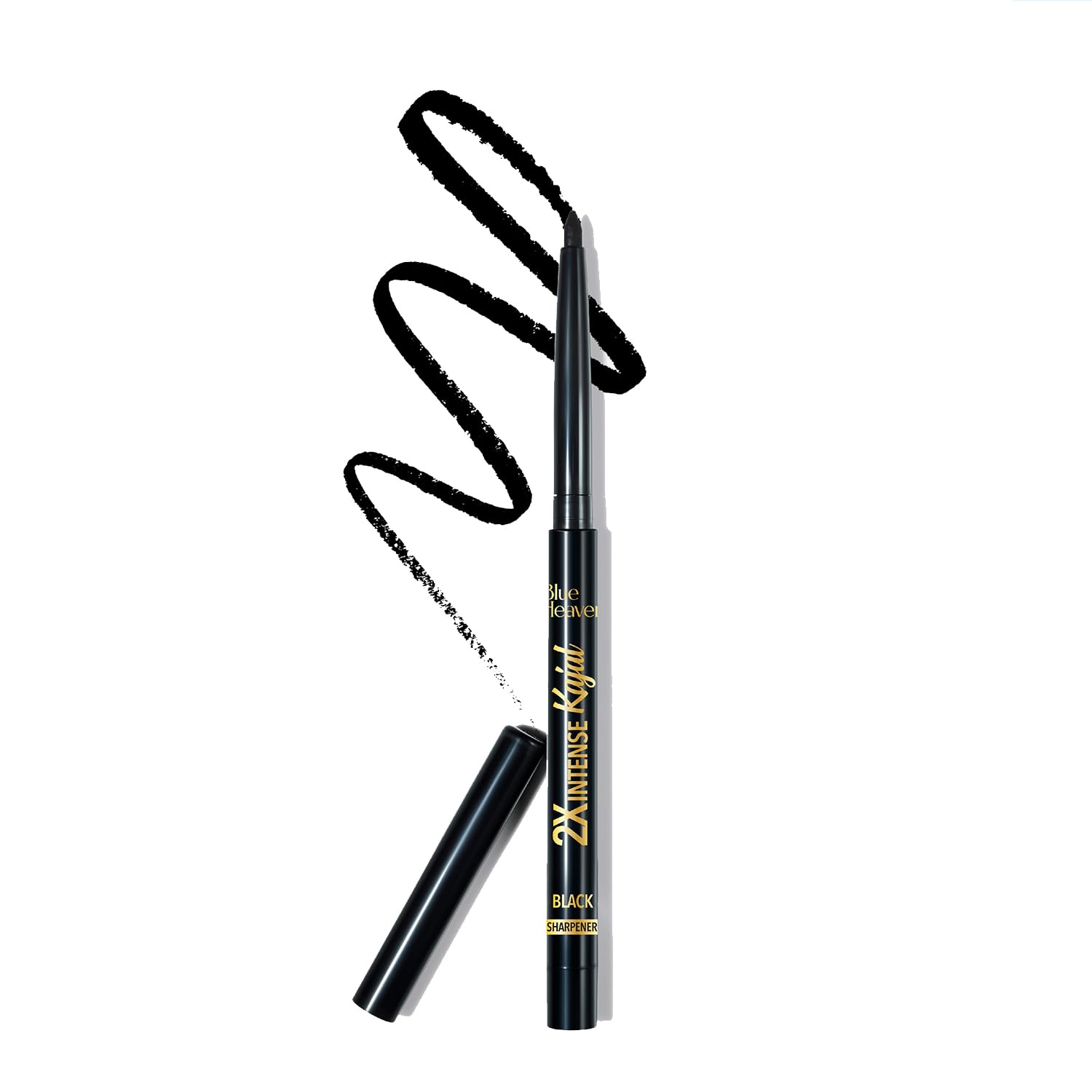 Blue Heaven Soft Kajal Eye Liner, Black, 0.31g