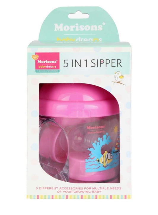 Morrisons Baby Dreams 5 in 1 Sipper (Pink)
