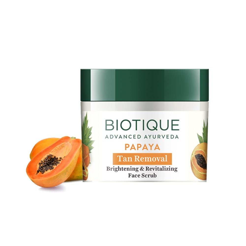 Biotique Papaya Tan Removal Brightening & Revitalizing Face Scrub 75g