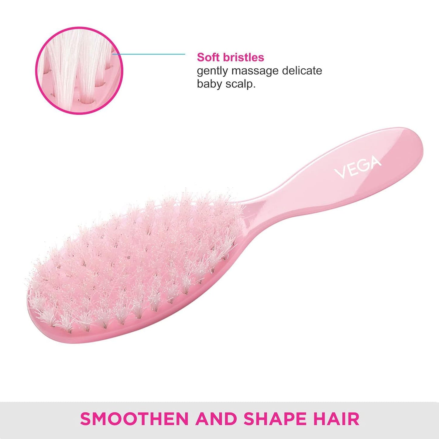 Vega Baby Hair Brush And Comb Set