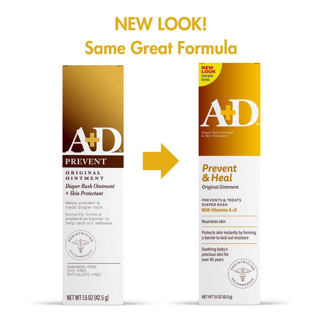 A & D Diaper Rash Ointment & Skin Protectant, Original