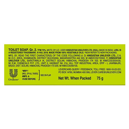 Liril Lemon and Tea Oil Soap 75g
