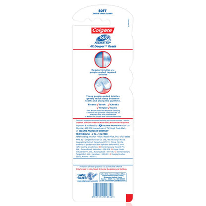 Colgate Toothbrush-360 Degree Flosstip