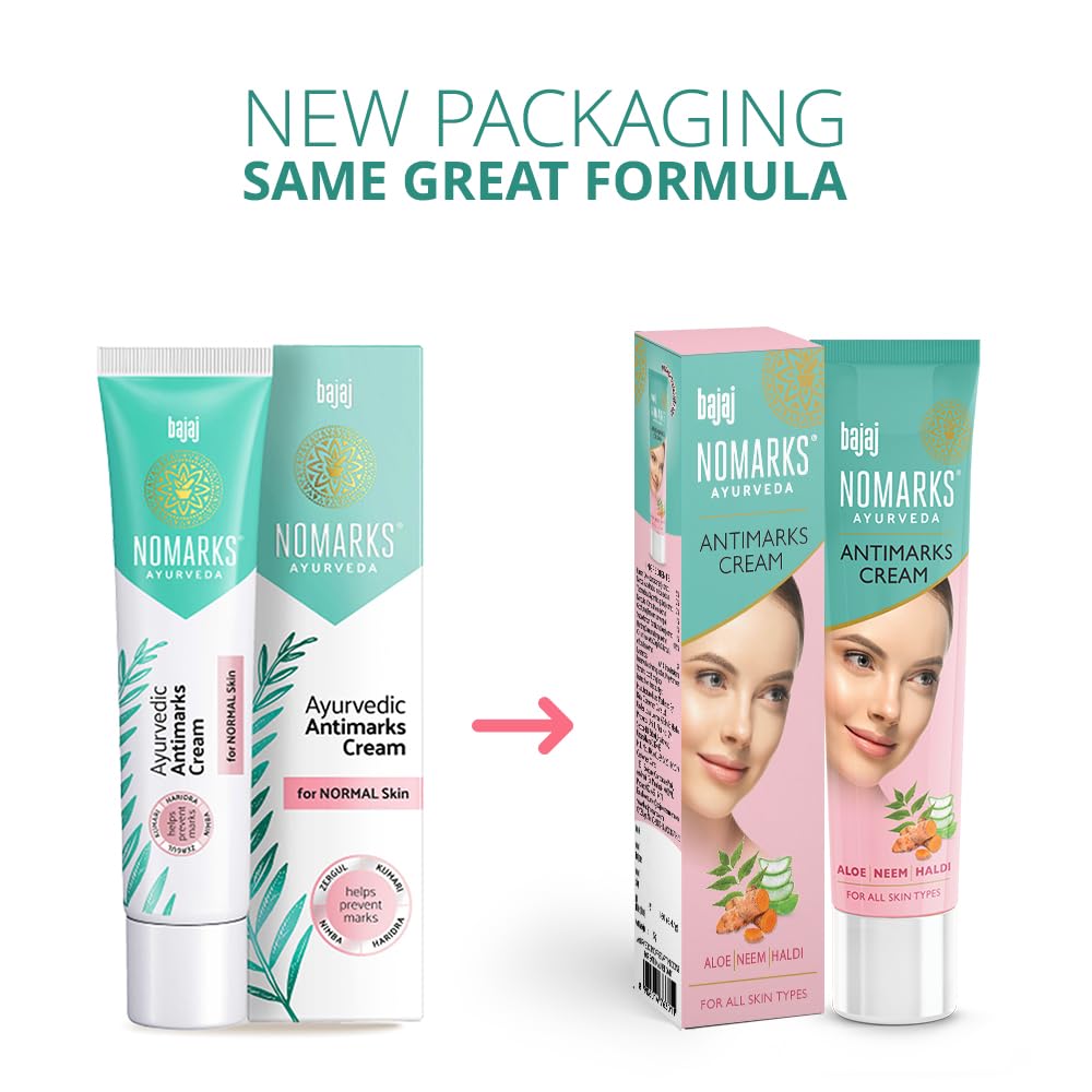 Bajaj Nomarks Ayurveda Cream for Normal Skin,25gm