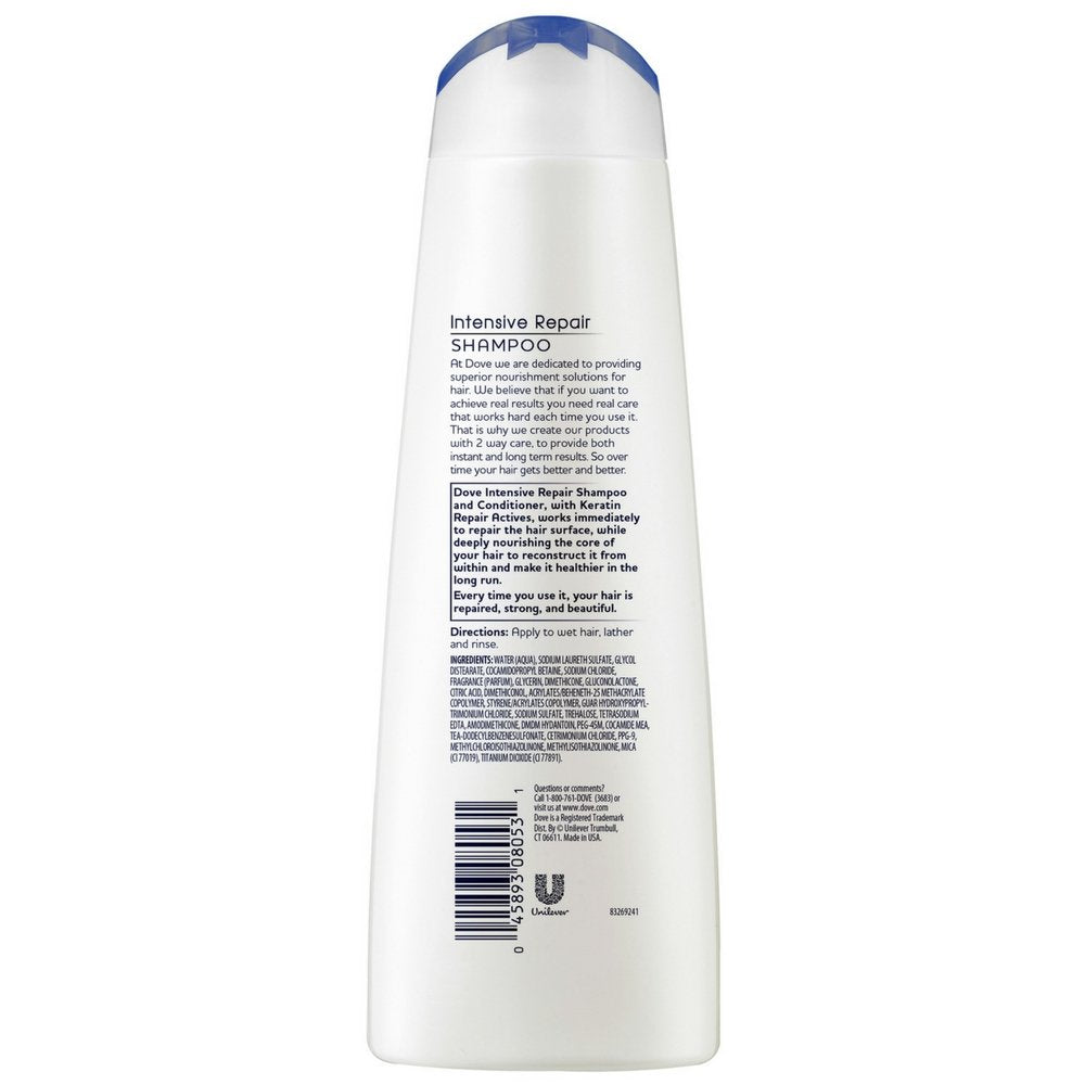 Dove Damage Therapy Intensive Repair Shampoo 12 Oz