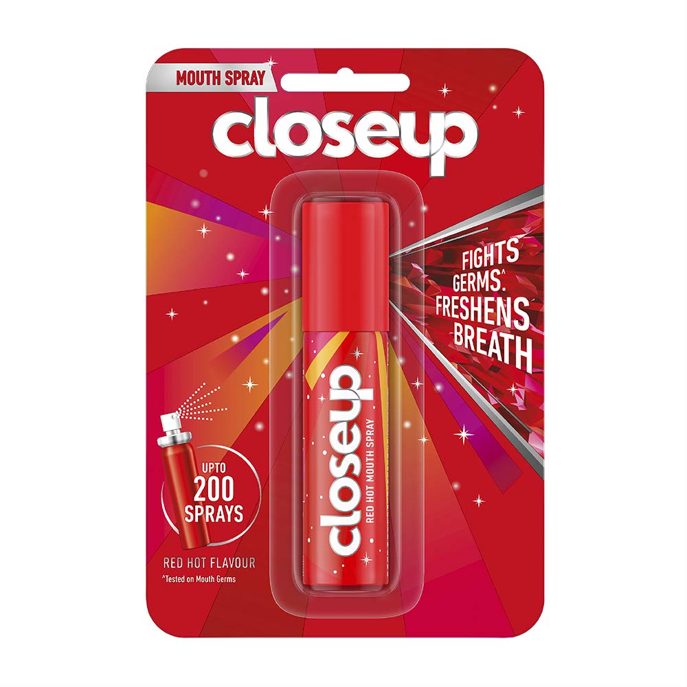 Closeup Red Hot Mouth Freshener Spray 16g
