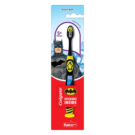 Colgate Kids Batman Manual Toothbrush for 5+ years Multicolor