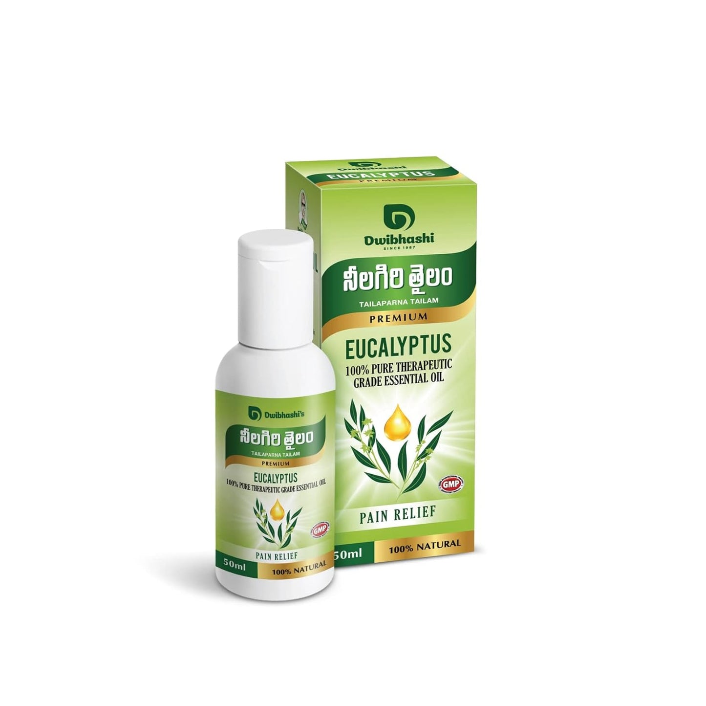 Dwibhashi Eucalyptus Oil(Nilgiri thailam) 50 ML