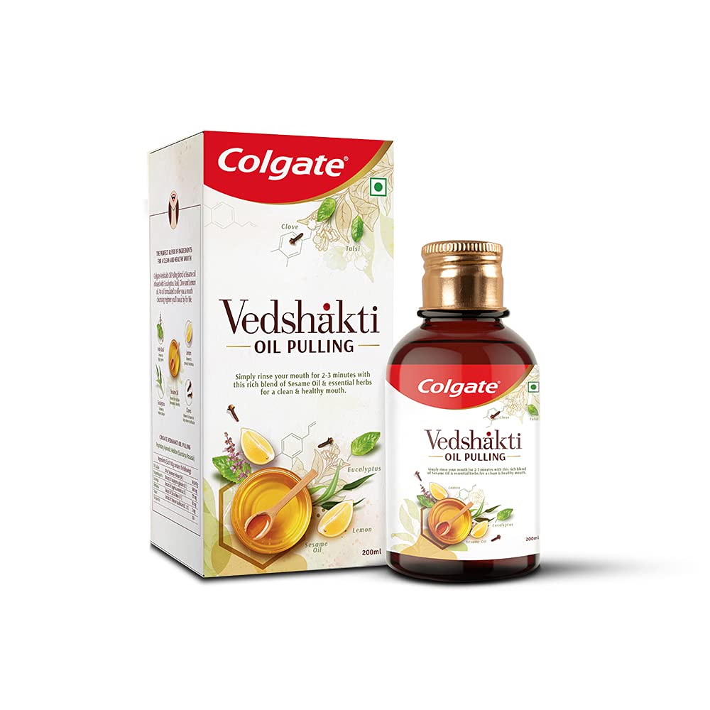 Colgate Vedshakti Oil Pulling Mouthwash,200ml