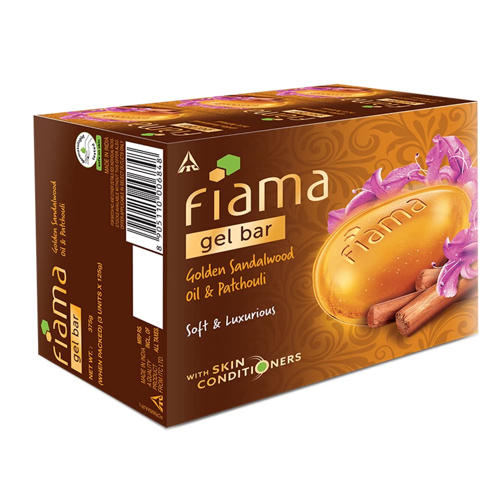 Fiama Gel Bathing Bar Golden Sandalwood Oil
