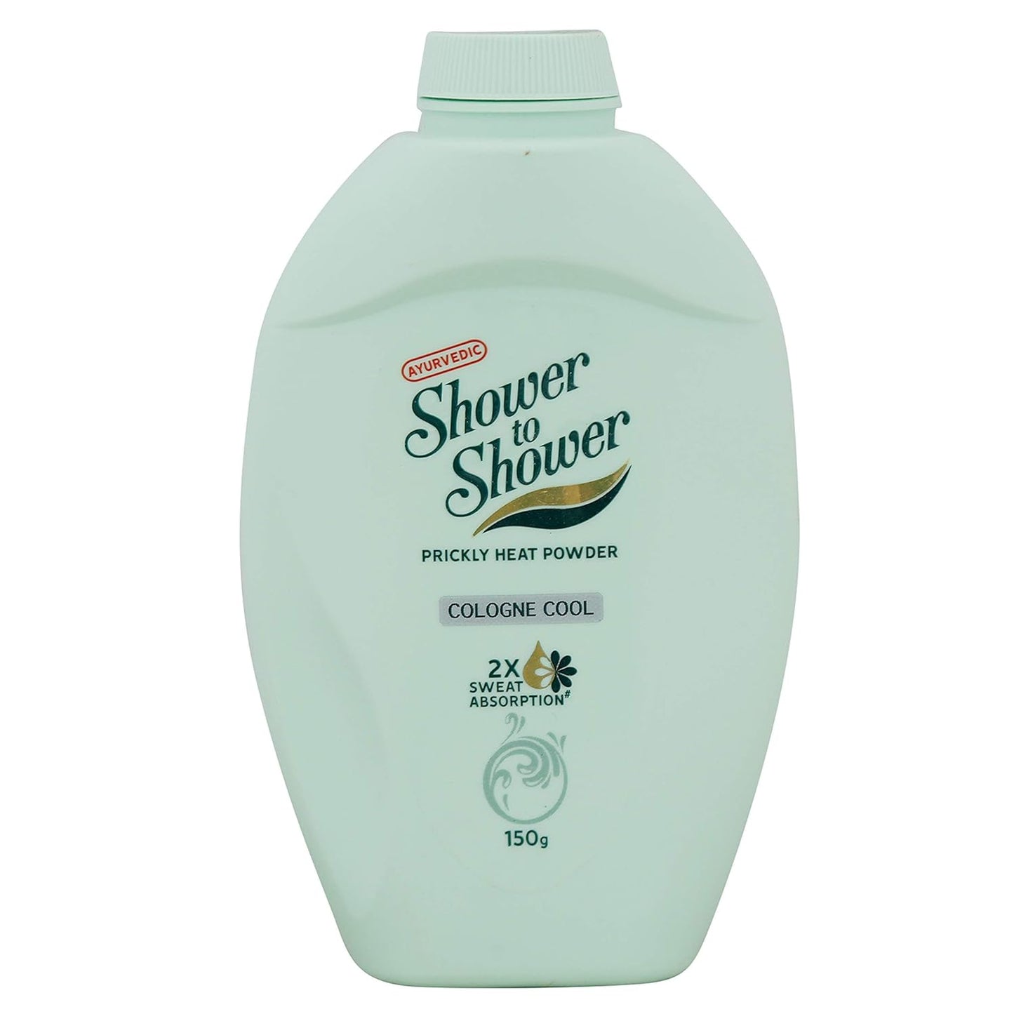 Shower To Shower Ayurvedic Prickly Heat Powder Cologne Cool,150G