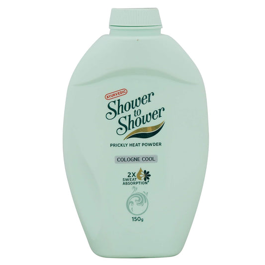 Shower To Shower Ayurvedic Prickly Heat Powder Cologne Cool,150G