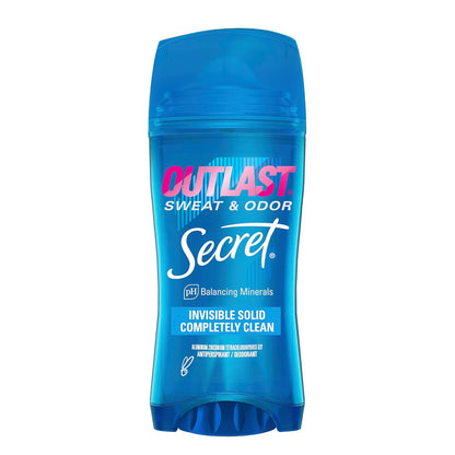 Secret Outlast Completely Clean Scent Women's Invisible Solid Antiperspirant & Deodorant