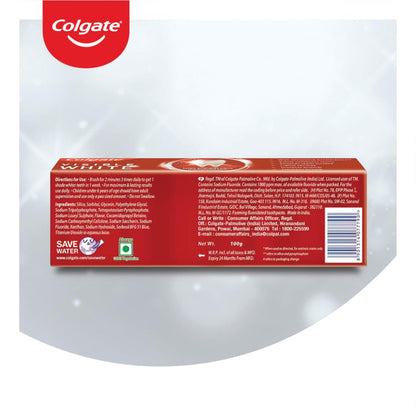 Colgate Visible White, teeth whitening Toothpaste with sparkling mint - 100gm