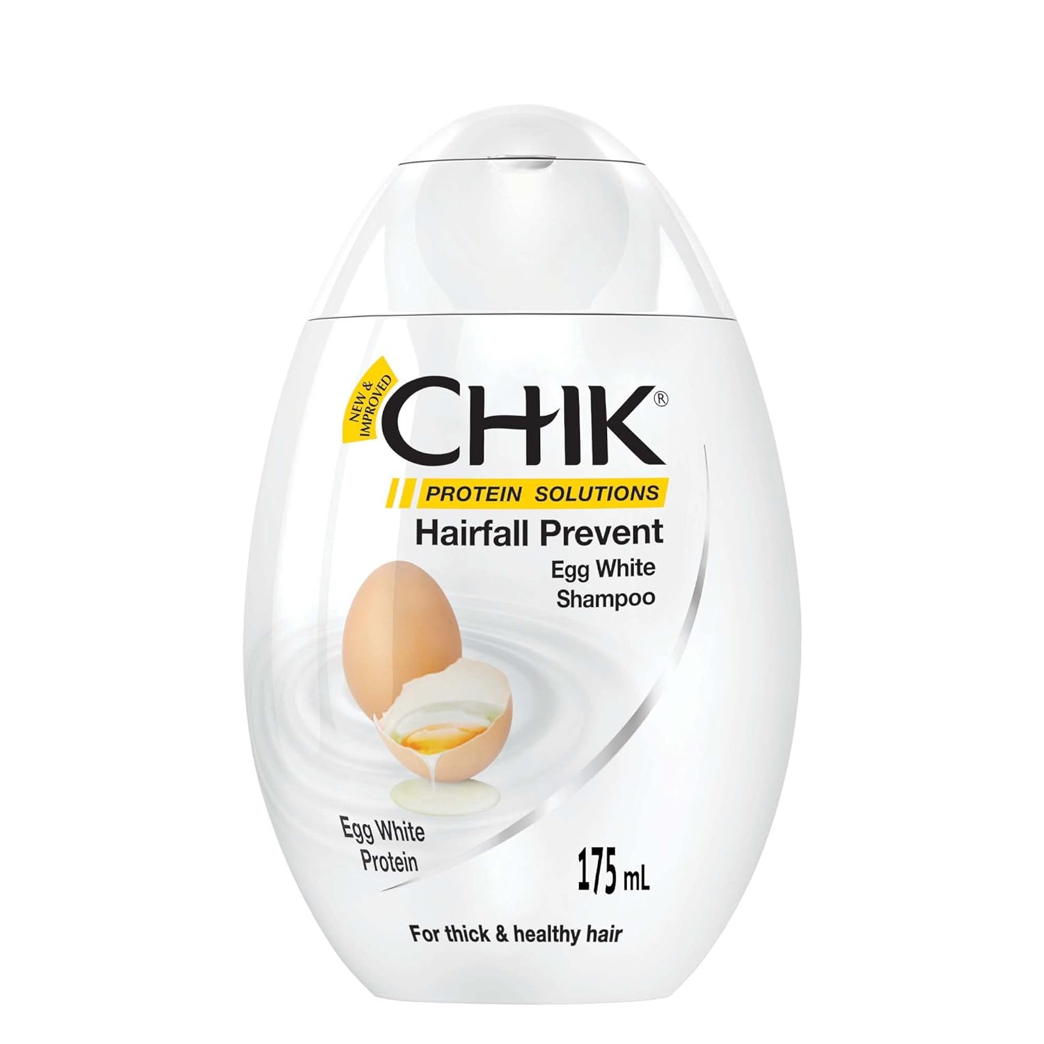 CHIK Hairfall Prevent Egg Shampoo, White, 175 ml