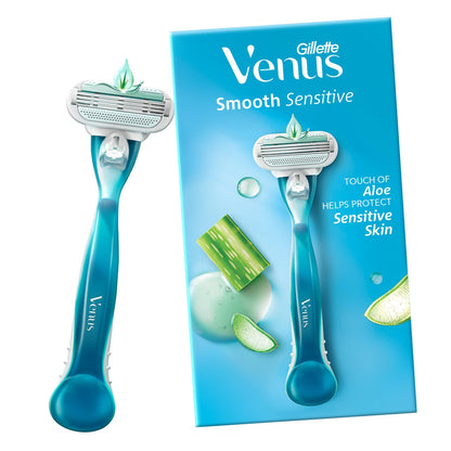 Gillette Venus Smooth Hair Removal Razor for Women with Aloe Vera