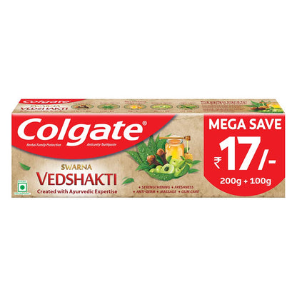 Colgate Swarna Vedshakti Toothpaste - 300Gm